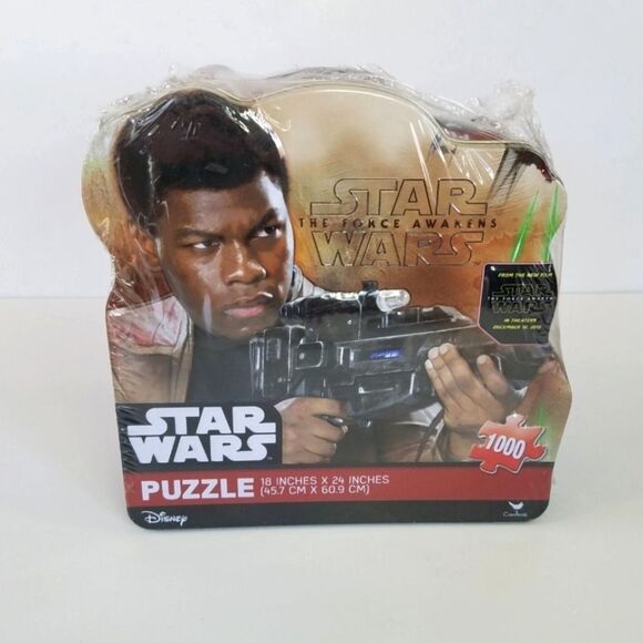 NIB Star Wars The Force Awakens Fin Puzzle 1000 Pieces Disney - Factory Sealed - Picture 1 of 5